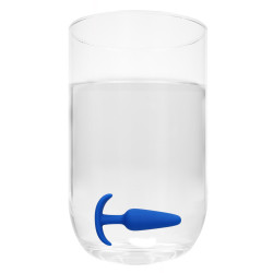 Shots Toys Plug Slim Butt 7.5 x 2cm Bleu